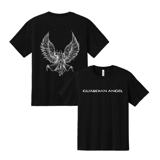 Guardian Angel - Sketch Tee - Black