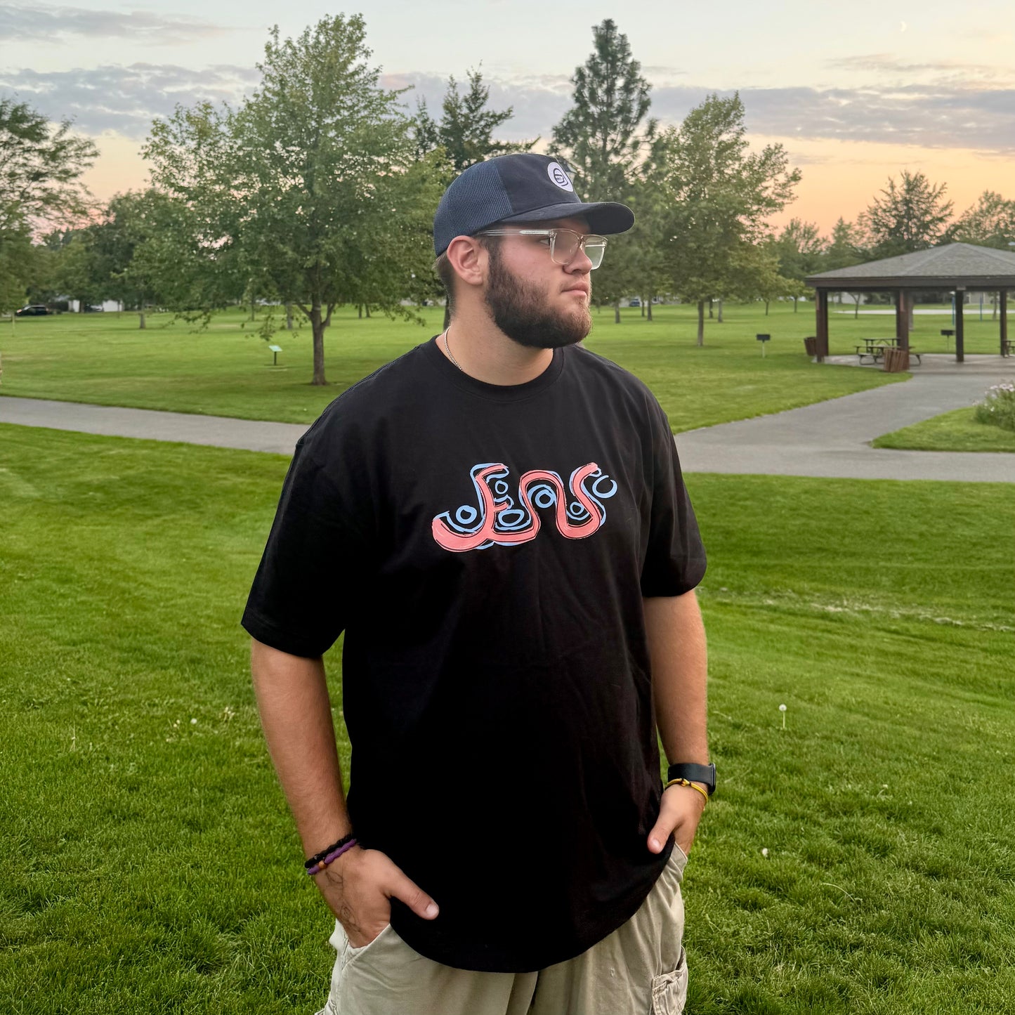 JESUS - Graffiti Tee - Black