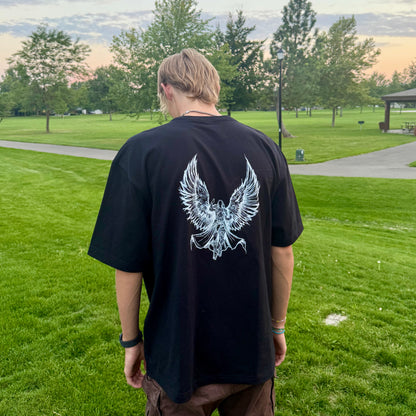 Guardian Angel - Sketch Tee - Black