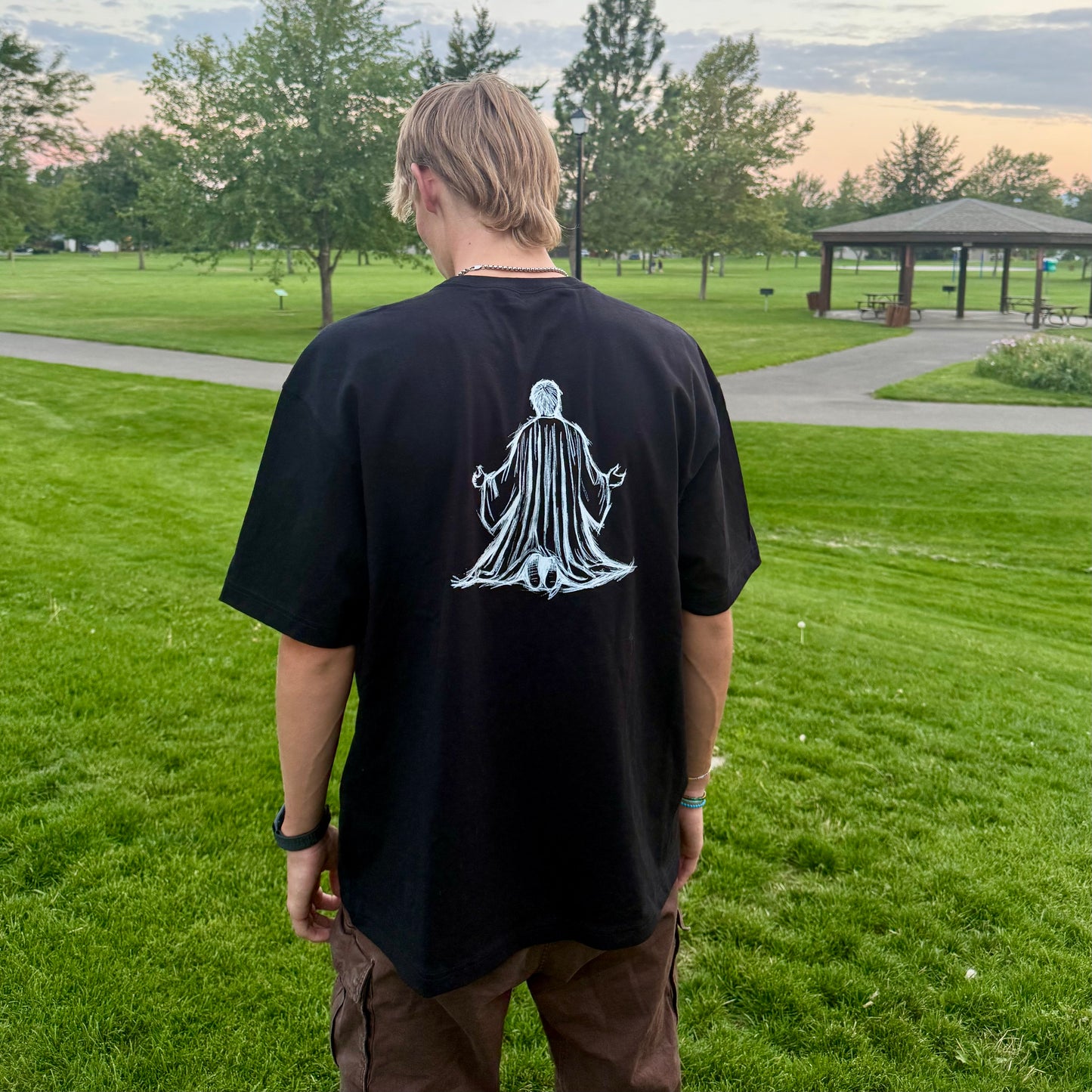 Behold Him - Sketch Tee - Black