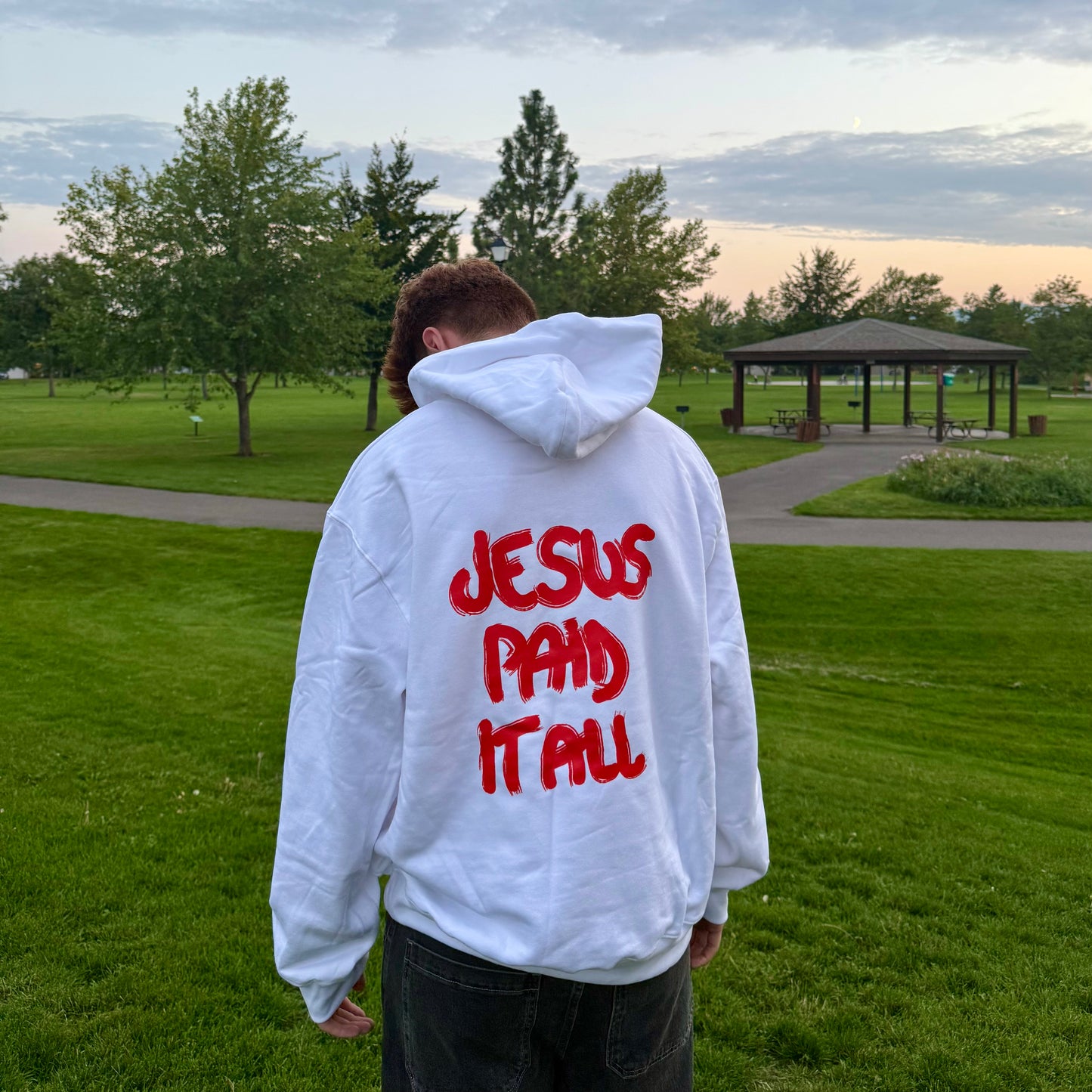 Jesus Paid it All - Graffiti Hoodie