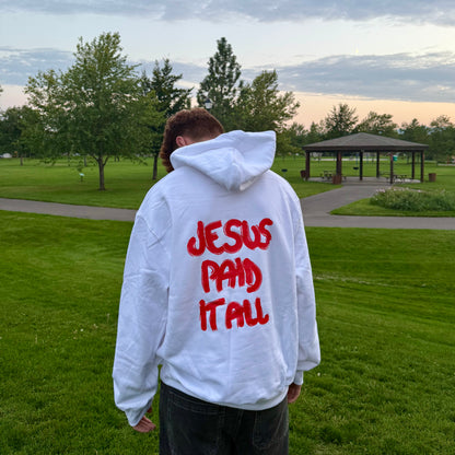 Jesus Paid it All - Graffiti Hoodie