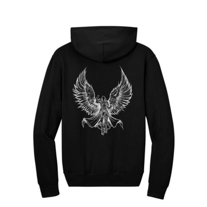 Guardian Angel - Sketch Hoodie - Black