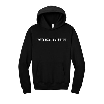 Behold Him - Black - Sketch Hoodie